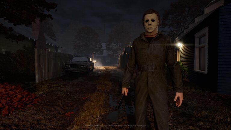 Horror icon Michael Myers in the Halloween game inspired by Nick Castle from the original slasher movie.