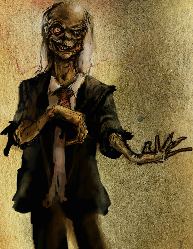 Tales from Cryptville Crypt Keeper Concept Art - Full Body