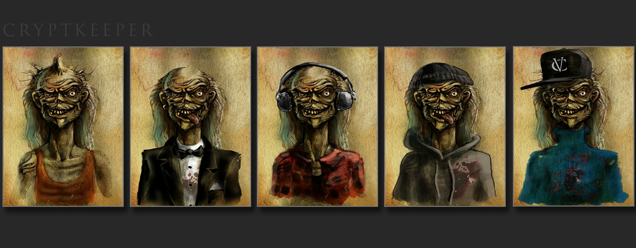 Tales from Cryptville Crypt Keeper Concept Art - Outfits & Wardrobe